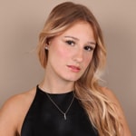 Pendant 750/18 K Rose Gold with Diamonds 0.12 ct H/si - OR-73153-RG