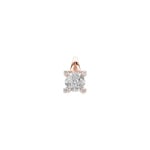 Pendant 750/18 K Rose Gold with Diamonds 0.50 ct H/si