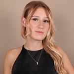 Anhänger 750/18 K Roségold mit Rubin & Diamanten 0.08 ct H/si - AN-46723-RUB-RG