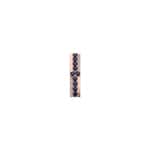 Anhänger 750/18 K Roségold mit Saphiren & Diamanten 0.06 ct