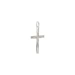 Pendant 750/18 K White Gold Cross 14x24mm - 74165G