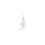 Pendentif or gris 750/18 ct, Lettre B - 2930BG