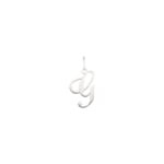 Pendentif or gris 750/18 ct, Lettre G