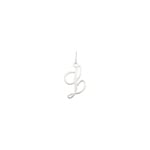 Pendentif or gris 750/18 ct, Lettre L