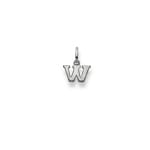 Anhänger 750/18 K Weissgold, Buchstabe W