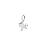 Pendentif or gris 750/18 ct Licorne - 649791WG