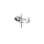 Pendant 750/18 K White Gold, Faith, Hope and Charity
