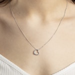 Anhänger 750/18 K Weissgold Herz - 1256.06631/0001