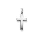 Pendentif or gris 750/18 ct, Croix