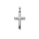 Pendentif or gris 750/18 ct, Croix