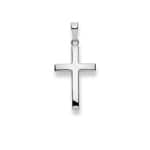 Pendentif or gris 750/18 ct, Croix