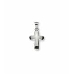 Anhänger 750/18 K Weissgold, Kreuz