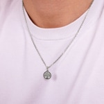 Pendant 750/18 K White Gold Tree of Life - AGO2036