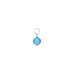 Pendant 750/18 K White Gold with Blue Topaz - 679101TOW