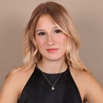 Pendant 750/18 K White Gold with Diamonds 0.15 ct H/si, Flower - AN-60813-WG