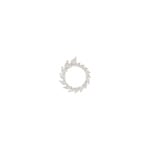 Anhänger 750/18 K Weissgold mit Diamanten 0.25 ct H/si