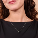 Pendant 750/18 K White Gold with Diamonds 0.25 ct H/si - AN-73405-WG