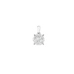 Pendant 750/18 K White Gold with Diamonds 0.33 ct H/si