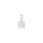 Anhänger 750/18 K Weissgold mit Diamanten 0.33 ct H/si