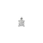Pendant 750/18 K White Gold with Diamonds 0.50 ct H/si