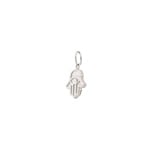 Pendant 750/18 K White Gold with Mother of Pearl, Fatimas Hand - 628281NCW