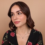 Anhänger 750/18 K Weissgold mit Rubin oval und Diamanten 0.10 ct H/si - AN-52633-RUB-WG