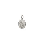 Pendant 750/18 K White Gold Guardian Angel Ø 15mm - 20714G