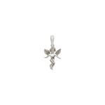 Pendentif or gris 750/18 ct, Ange gardien