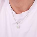 Anhänger 925 Silber rhodiniert Schutzengel 10x13mm - 336192