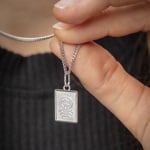 Anhänger 925 Silber rhodiniert Sternzeichen Krebs 12x14mm - 306661.4