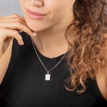 Anhänger 925 Silber rhodiniert Sternzeichen Krebs 12x14mm - 306661.4