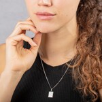 Anhänger 925 Silber rhodiniert 12x14mm, Sternzeichen Löwe - 306661.5