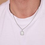 Anhänger 925 Silber rhodiniert 12x14mm, Sternzeichen Löwe - 306661.5