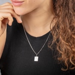 Anhänger 925 Silber rhodiniert Sternzeichen Widder 12x14mm - 306661.1