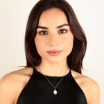 Anhänger 925 Silber rhodiniert 12x16mm, Madonna - 336188