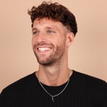 Anhänger 925 Silber rhodiniert 18mm, Cornetto - 306091