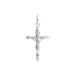 Pendentif Argent 925 rhodié 18x29mm, Crucifix