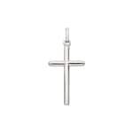 Anhänger 925 Silber rhodiniert 19x33mm, Kreuz
