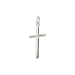 Pendant 925 Silver rhodium-plated 19x33mm, Cross - 336089