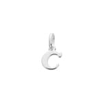 Pendentif argent 925 rhodié Lettre C - 316527.C