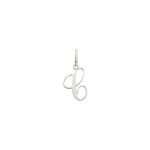 Pendentif Argent 925 rhodié, Lettre C - 336185.C