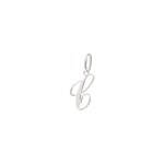 Pendentif Argent 925 rhodié, Lettre C - 336185.C