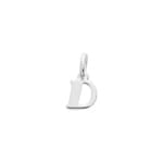 Anhänger 925 Silber rhodiniert Buchstabe D - 316527.D