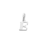 Pendentif argent 925 rhodié Lettre E - 316527.E