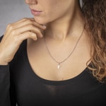 Pendentif Argent 925 rhodié, Lettre F - 316527.F