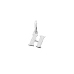 Anhänger 925 Silber rhodiniert Buchstabe H - 316527.H