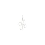 Anhänger 925 Silber rhodiniert Buchstabe K - 336185.K