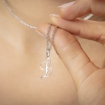 Pendentif Argent 925 rhodié, Lettre L - 336185.L