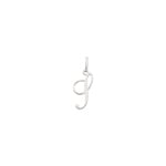 Pendant 925 Silver rhodium-plated Letter S - 336185.S