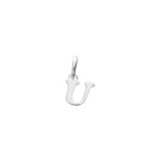Pendant 925 Silver rhodium-plated, Letter U - 316527.U